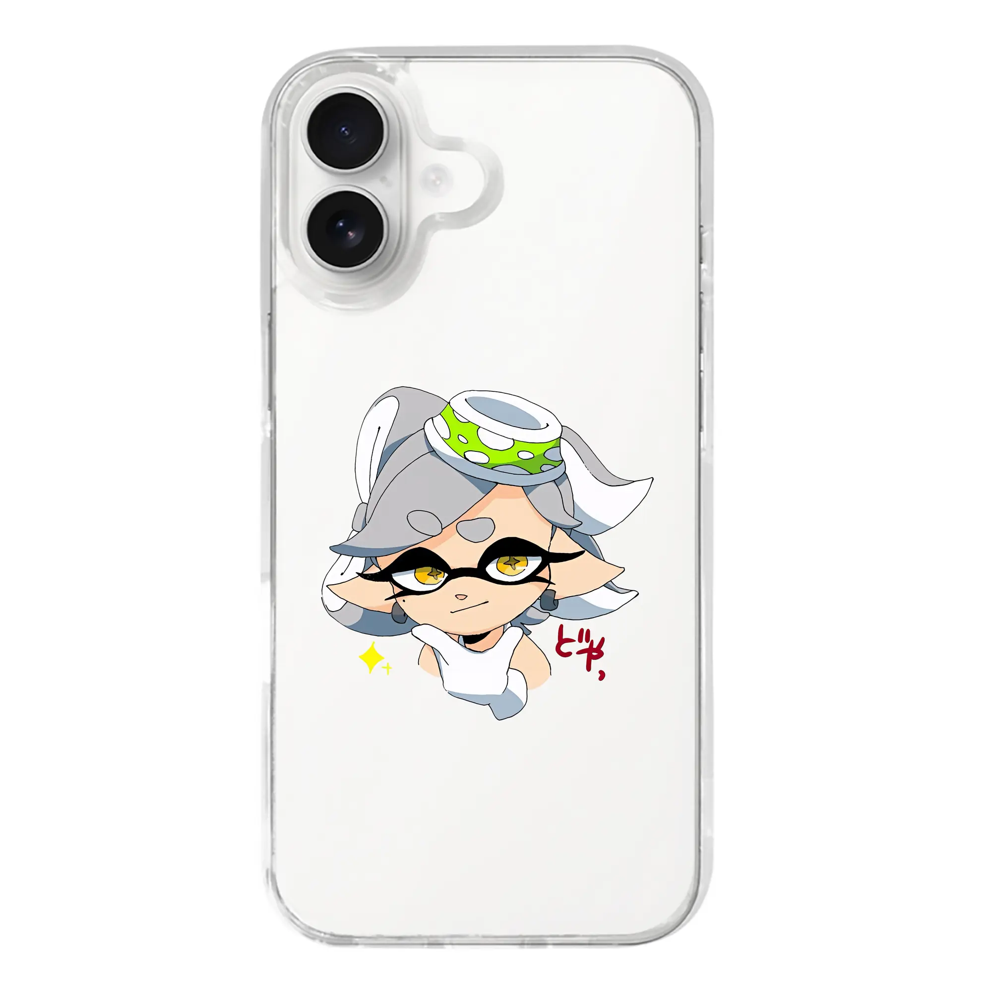 スプラトゥーン グッズ,シオカラーズ ホタル - iPhone 17シリーズ 透明スマホケース – 薄型・耐衝撃・精密フィット保護カバー